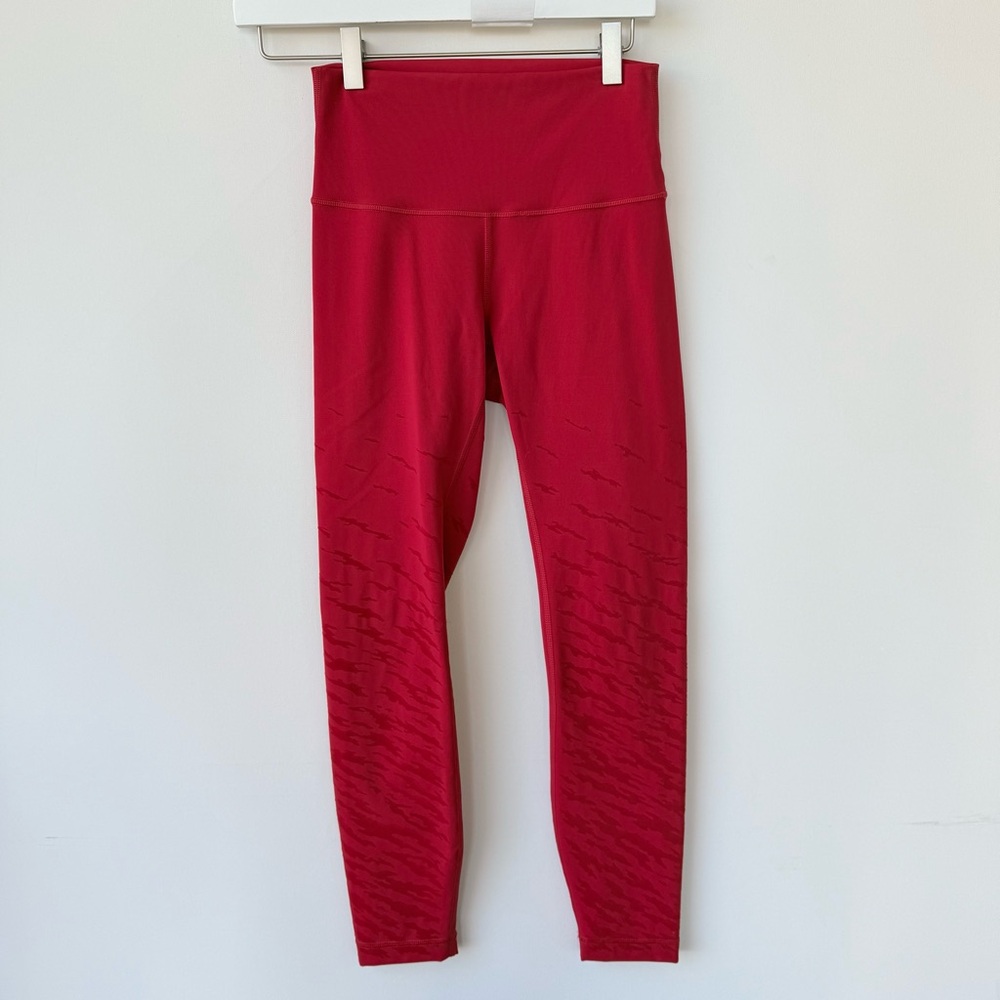 Lululemon Lunar New Year Wunder Under High-Rise Tight 25" Dark Red style W5EDKS
